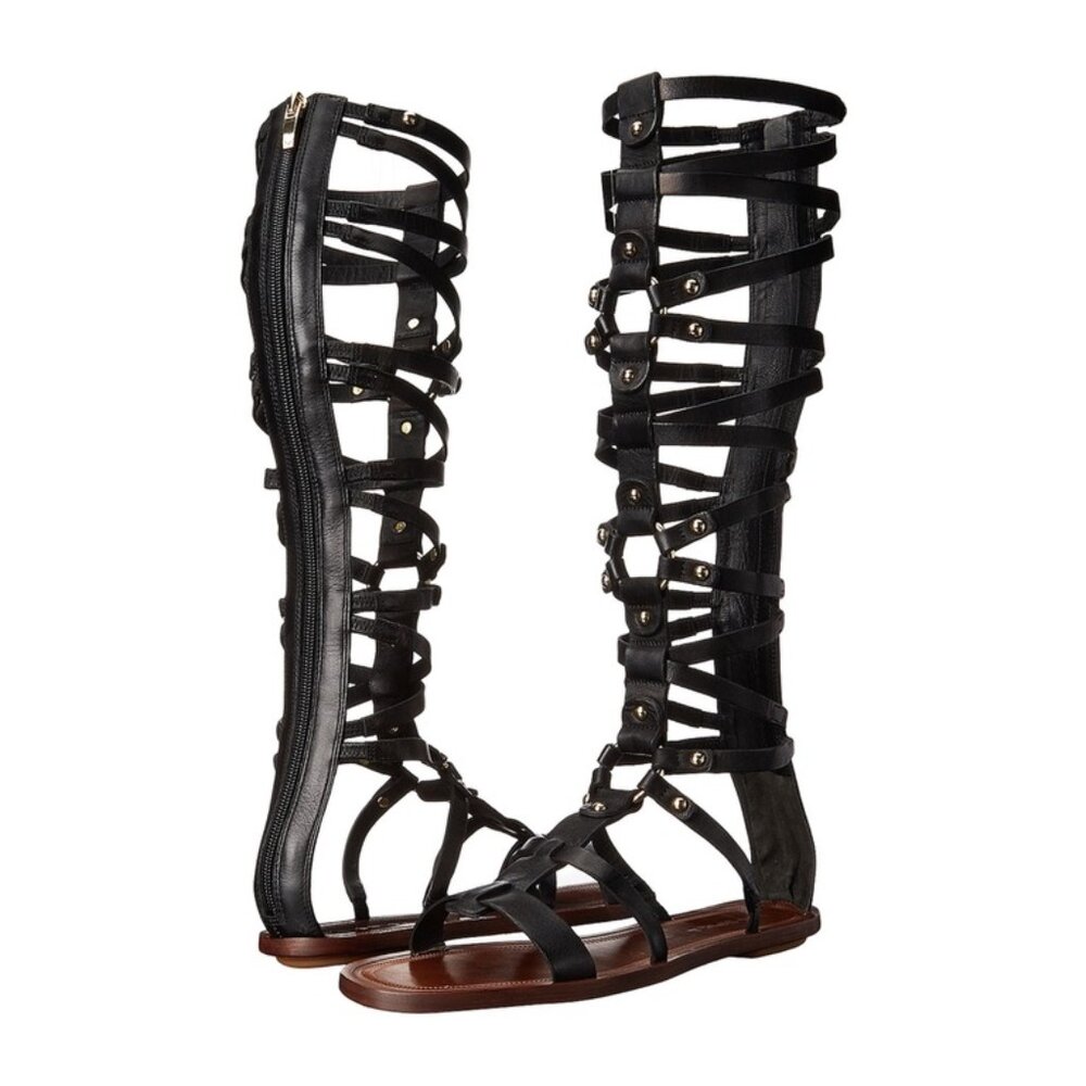 NWOB Via Spiga Sumner Gladiator Tall Leather Sandal